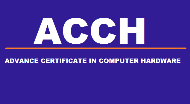 Advance Certificate in Computer Hardware